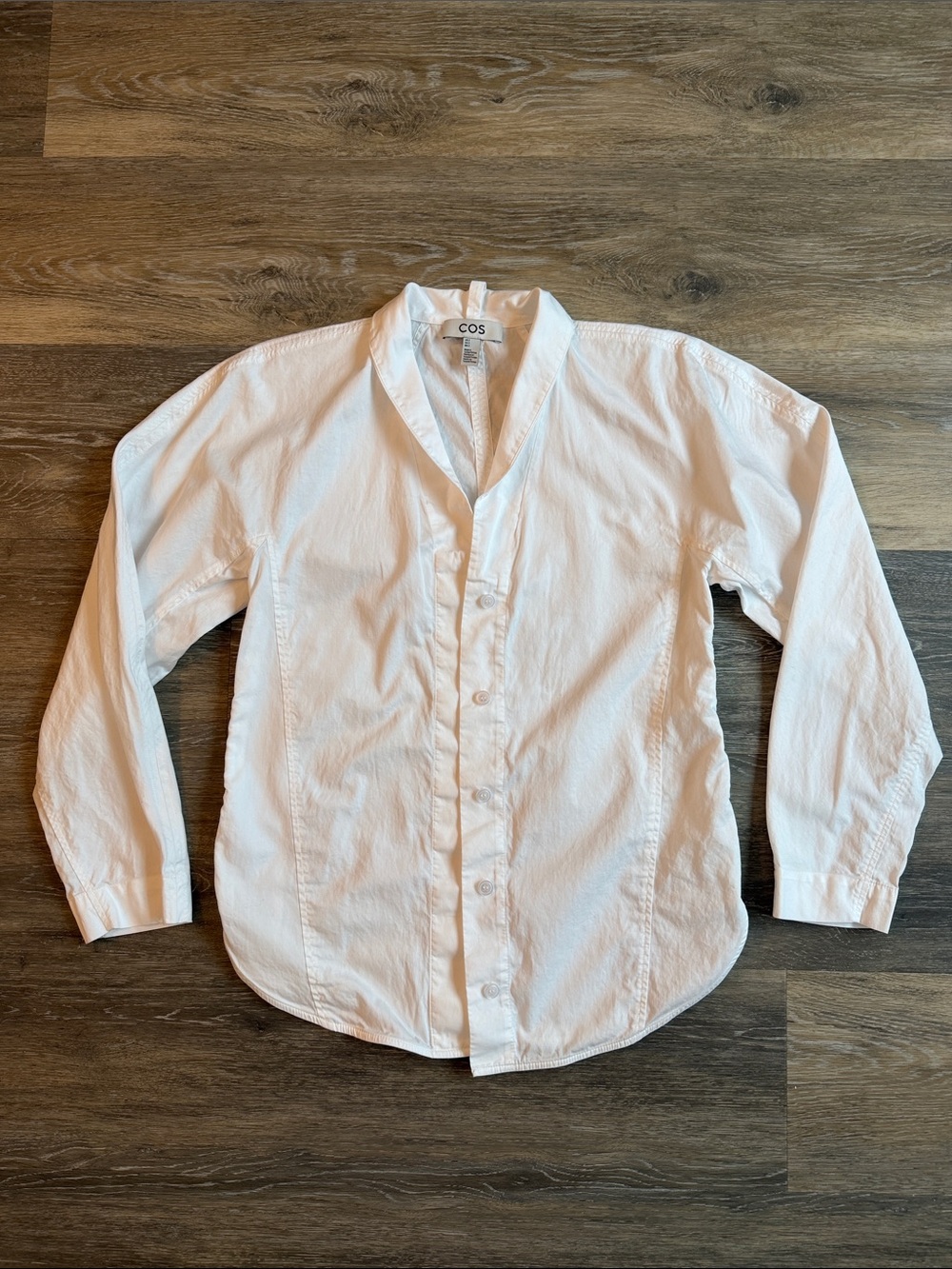 COS White Button-Down Shirt